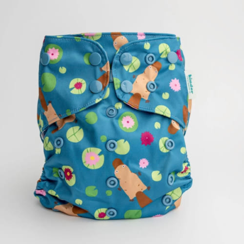 Animals and Insects: Essentials Pocket Cloth Diaper with Athletic Wicking Jersey, Grows with your Baby