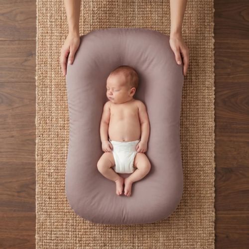 Little Manta Pastel Baby Lounger Nest