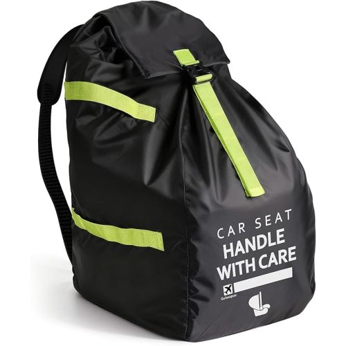 Upgrade Car Seat Travel Bag for Airplane: Car Seat Bags with Shoulder Handle for Air Travel Fit All Car Seats, Infant Carriers & Booster Seats, Carseat Cover Fit Doona Graco, Travel Essentials