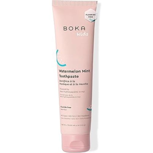 Boka Fluoride Free Toothpaste Nano Hydroxyapatite Toothpaste - Watermelon Mint Flavor, 4 oz 1Pk US Manufactured