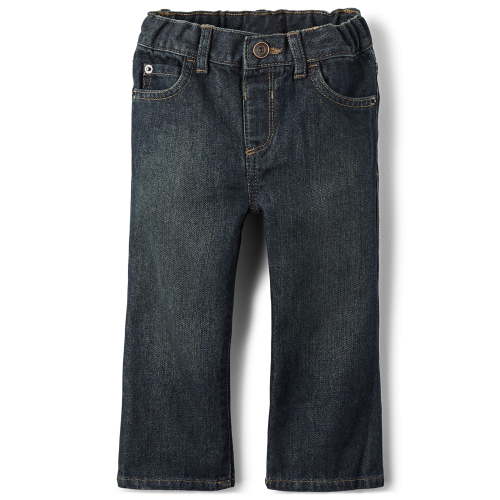 The Children's Place Baby & Toddler Boys Bootcut Denim Jeans, Sizes 6M-5T