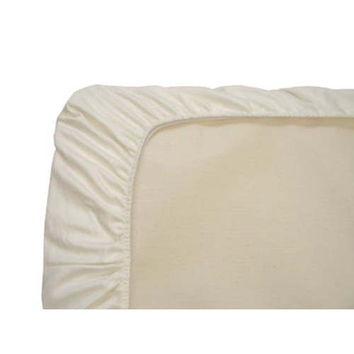 Organic Cotton Sheet Crib Fitted Sheet in Ivory - Ivory