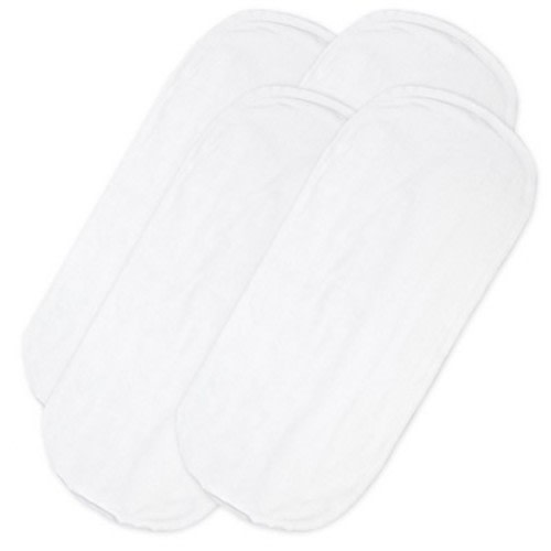 Honest Baby Organic Cotton Liners - White 4pk