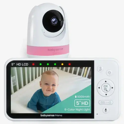Babysense Prisma: Video Baby Monitor with 1 Camera, Non Wifi, Split Sc