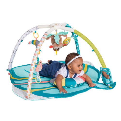Infantino 4-in-1 Twist & Fold Activity Gym & Play Mat, Tropical