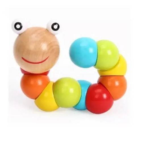 Montessori Wooden Caterpillar Toy by Oliver & Company