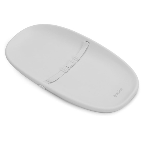 Evolur Eva Baby Changing Pad in Light Gray, Soft, Lightweight and Portable Changing Pad, Fits All Changing Table, Waterproof Firm Padding