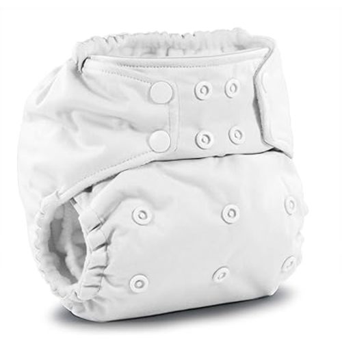 Kanga Care Rumparooz G3 Cloth Diaper Reusable One Size Pocket Diaper Patented Inner Double Gusset 2 pcs Microfiber Insert Soaker (6-55+ lbs) - Fluff