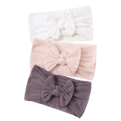 Toddler Baby Boys Its A Boy Bow Girls Stretch Solid Bow Stuff Hairband Headwear Headband Elastics Bow for Baby Hair Accessories 3 Pack Fall Headbands for Toddler Girls Headbands for