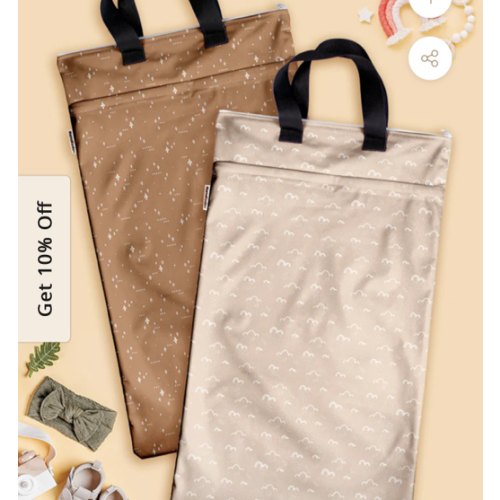 Mama Koala Hanging Wet Dry Bags(2 Pack)
