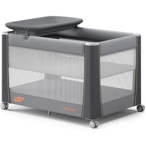 Pamo babe Deluxe Pack and Play with Bassinet & Changing Table