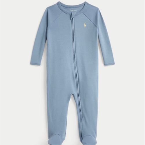 Cotton Interlock Footed Coverall