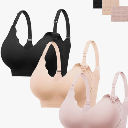 HBselect Nursing Bras for Breastfeeding Comfort Jelly Seamless Nursing Bra