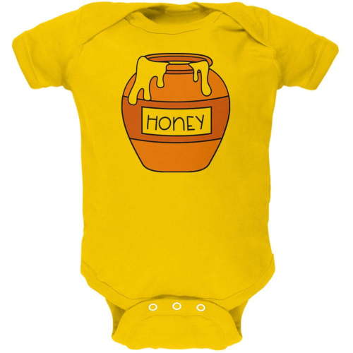 Halloween Honey Pot Honeypot Costume Soft Baby One Piece Yellow 3-6 M