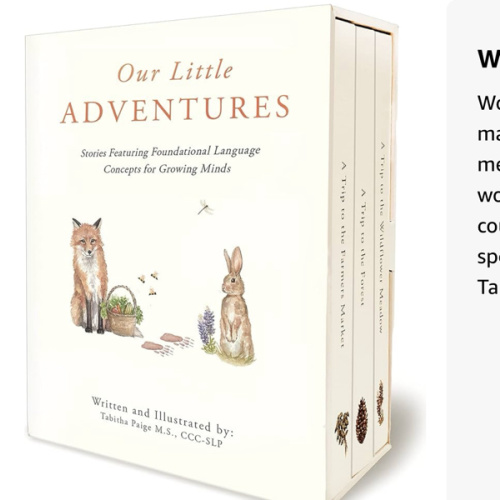 Our Little Adventures: Stories Featuring Foundational Language Concepts for Growing Minds (Tabitha Paige Children's Book Series)