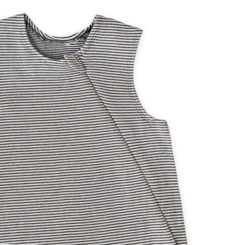 Sailor Stripe Front Zipper 1.0 TOG Sleep Bag | Ink