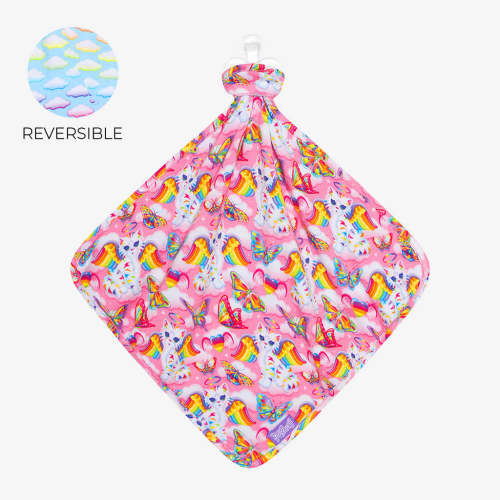 Lisa Frank® Angel Kitty™ & Rainbow Ombre Clouds Lovey