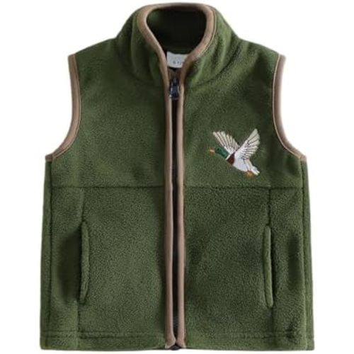 Toddler Baby Boys Vest Mallard Duck Zipper Jacket Warm Hunting Clothes Fall