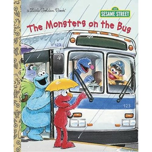 The Monsters on the Bus (Sesame Street) (Little Golden Book)
