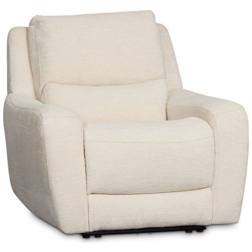 Bennett Light Beige Fabric Power Recliner