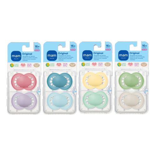 MAM Original Matte Pacifier, 16+ Months, 0-6 Months