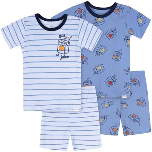 Gerber Baby Boys 4 Piece Pajama Set