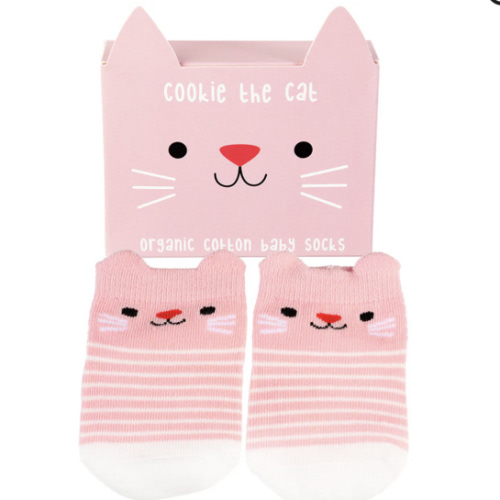 Pair of baby socks - Cookie the Cat
