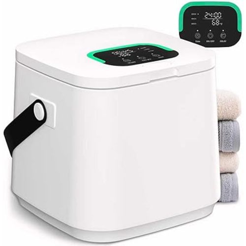 WEILAlANTIAN Towel Warmer,Towel Warmers for Bathroom with Timer & Child Lock, Electric Bathroom Warmer for Towels, Robes, and Blankets, Adjustable Heat Settings (20/40/60Mins)