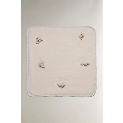 BABY PLAY BLANKET ELEPHANTS