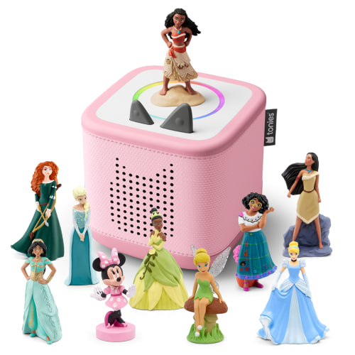 Tonies Disney Toniebox 2 Bundle with 10 Tonies - Cloud Pink