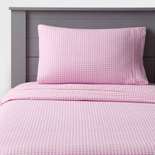 Gingham Kids' Cotton Sheet Set - Pillowfort™
