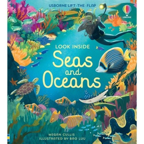 Look Inside Seas and Oceans - by  Megan Cullis