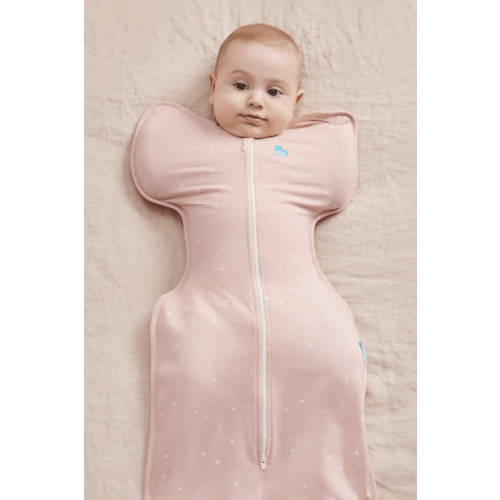 Swaddle Up™ 1.0 TOG Cotton Powder Pink Twinkle