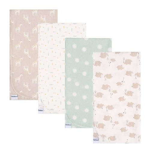 Flannel Receiving Blanket (4 Pack)