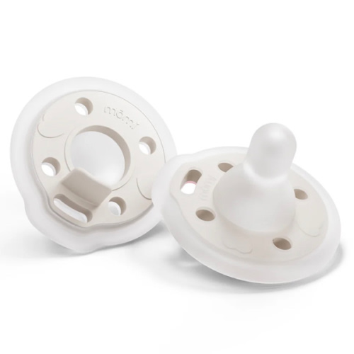 mōmi babypace pacifier 2-set - pearl
