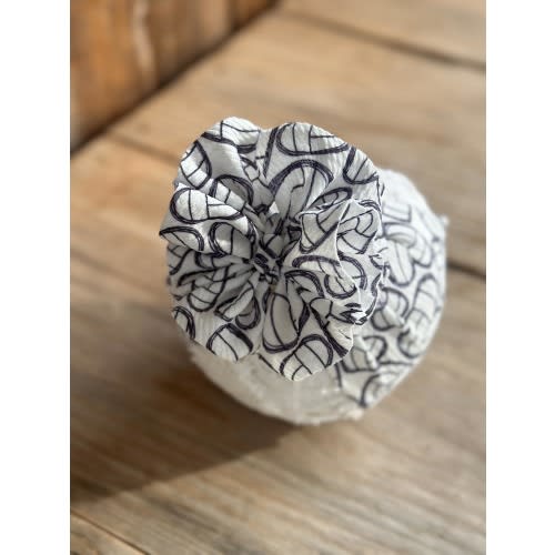 Volleyball Baby Girl Messy Bow Headwrap, Volleyball Baby Girl Headband, Baby Shower Gift Messy Bow, Toddler Head Wrap with Big Bow