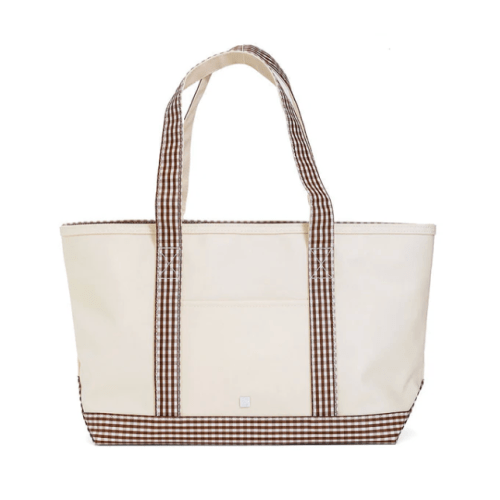 Medium Tote - Coated Canvas w/ Coco Gingham