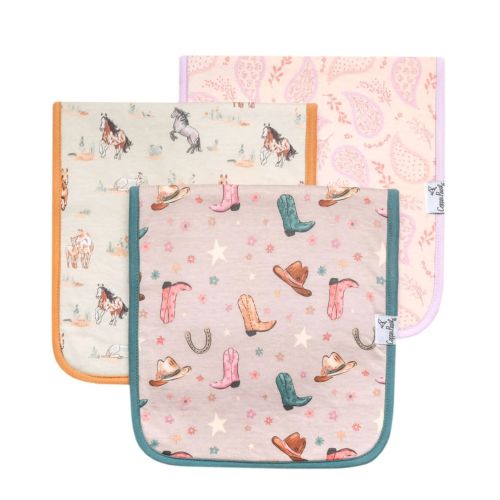 Copper Pearl "Cheyenne" Burp Cloth Set