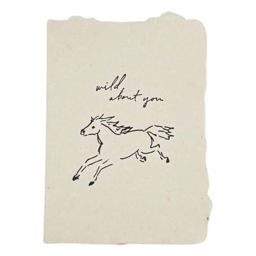 horse wild about you card