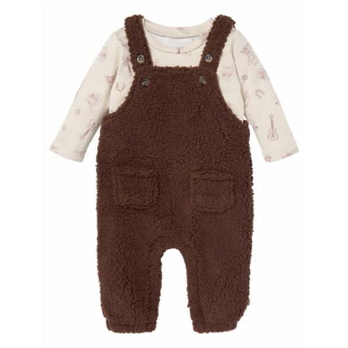 Modern Moments by Gerber Baby Boy Overall with Long Sleeve Top 0/3 Months - 24 Months