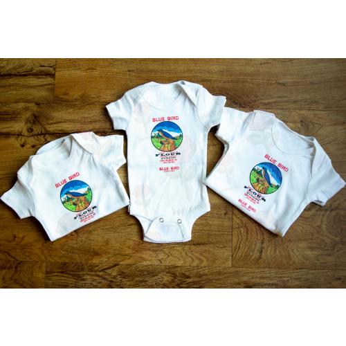 Blue Bird Onesie | Black | Red | Shortsleeve | Navajo | Dine