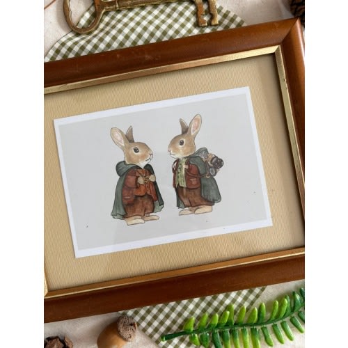 Frodo and Samwise | Postcard Art Print