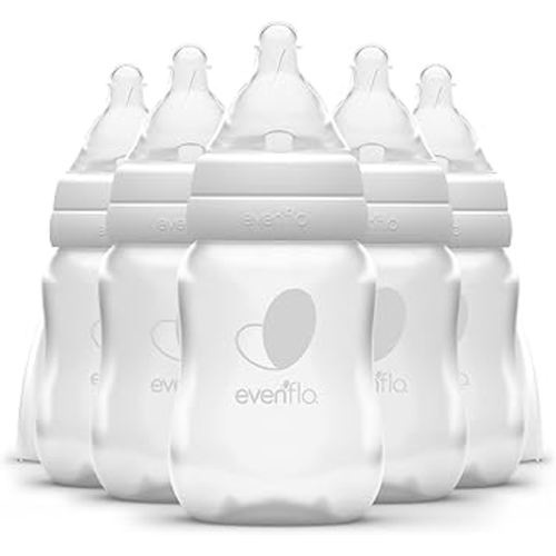 Evenflo Feeding Premium Proflo Venting Balance Plus Standard Neck Baby, Newborn and Infant Bottles - Developed by Pediatric Feeding Specialists - 4 Ounce (Pack of 6)