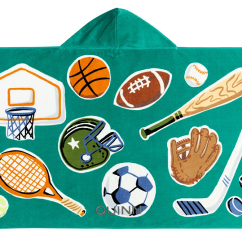 All Star Sport Kid Beach Hooded Towel UPF 50+