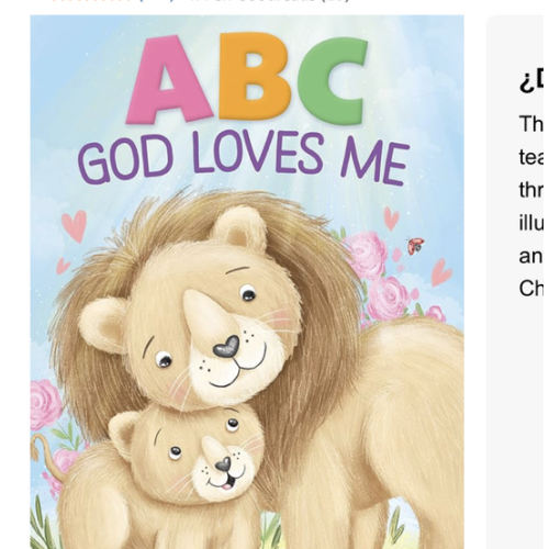 ABC God Loves Me: An Alphabet Book About God's Endless Love for Babies and Toddlers