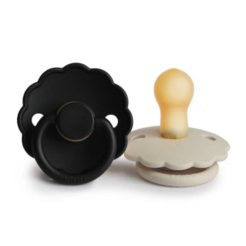 2-Pack Daisy Natural Pacifiers | Pipsqueaks Boutique