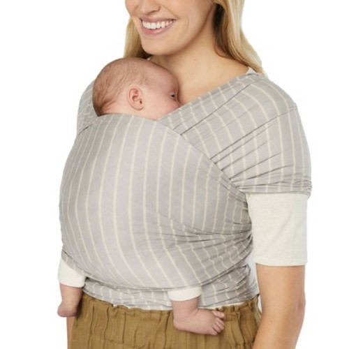 Ergobaby Aura Knit Baby Wrap - Gray Stripes