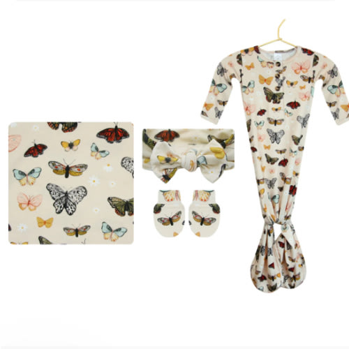 Amelia Newborn Headband Bundle (Gown)