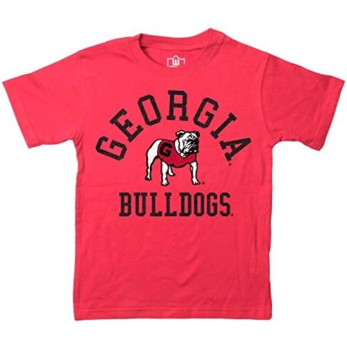 Wes and Willy NCAA Kids Short Sleeve Organic Cotton Tee Shirt