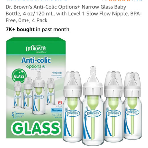Amazon.com : dr brown glass bottles